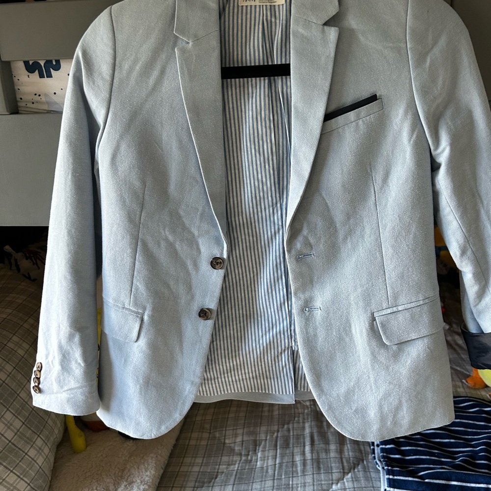 H&M Light Blue Kids Blazer